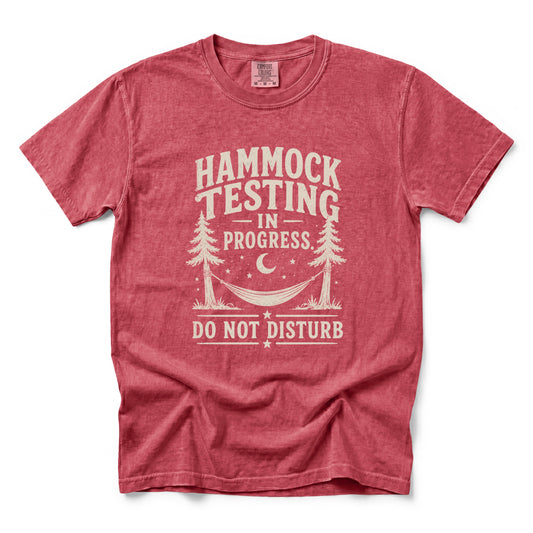 Hammock Testing In Progress Do Not Disturb T-Shirt