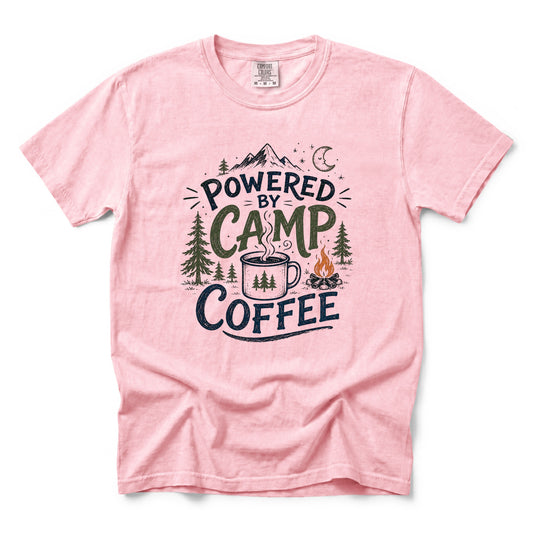 Powered by Camp and Coffee T-Shirt