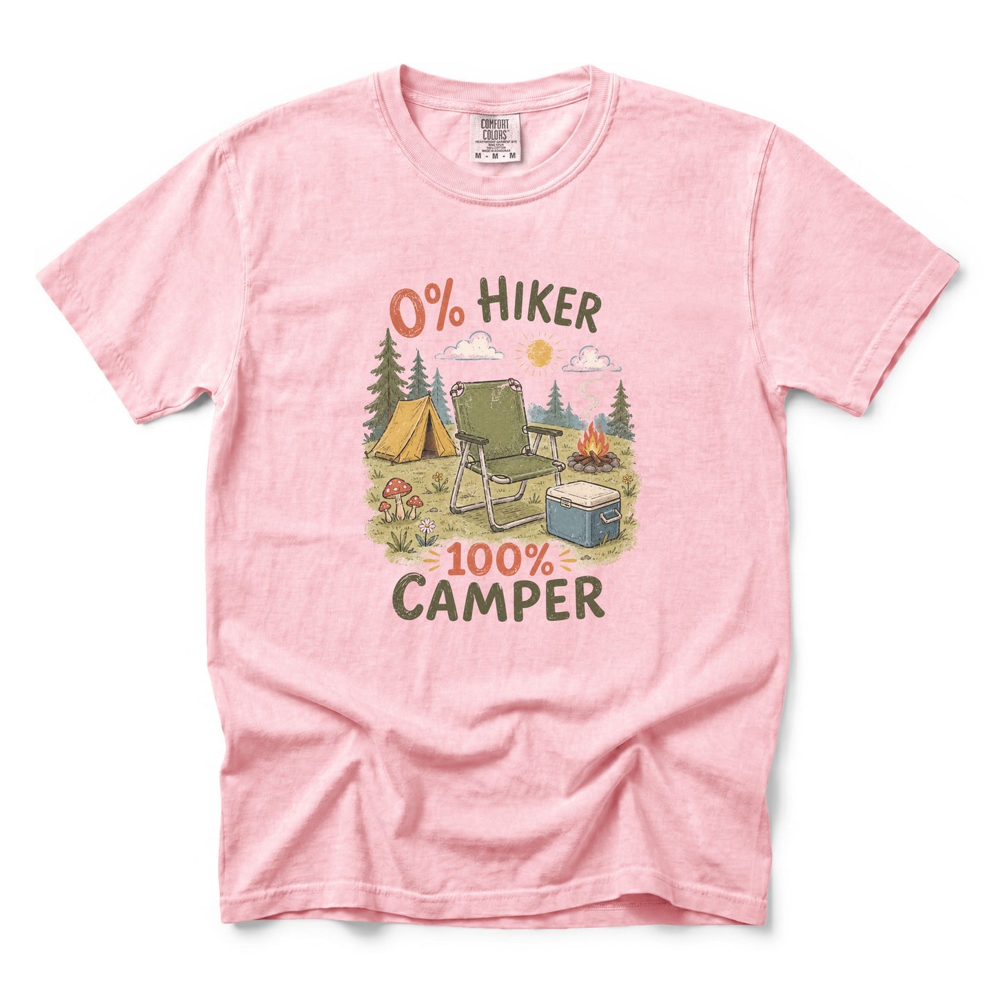 0% Hiker 100% Camper T-Shirt