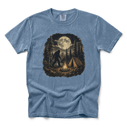 Bigfoot Walking Through the Campsite T-Shirt