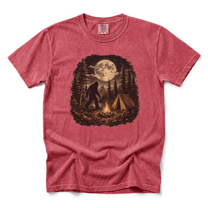 Bigfoot Walking Through the Campsite T-Shirt
