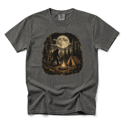 Bigfoot Walking Through the Campsite T-Shirt