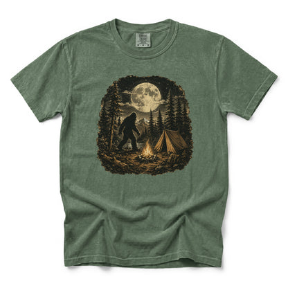 Bigfoot Walking Through the Campsite T-Shirt